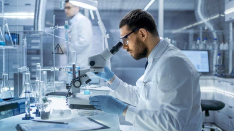 Desinfektion mit Ökopur - Labor