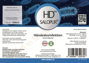 Salopur HD plus 1000ml - Handdesinfektion